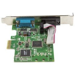 Tarjeta Serial PCI Express de 2 Puertos DB9 RS232 con UART 16C1050, Adaptador Interno Serial PCI-E, PCI Express x1, PC, Linux, 2