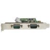 Tarjeta Serial PCI Express de 2 Puertos DB9 RS232 con UART 16C1050, Adaptador Interno Serial PCI-E, PCI Express x1, PC, Linux, 2