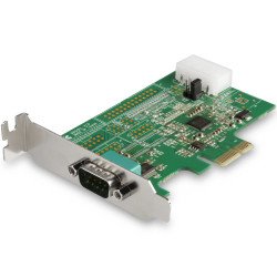 Tarjeta Adaptadora Serial PCI Express RS232 de 4 Puertos, Tarjeta Serial PCIe RS232 DB9, UART 16950, Win/Linux, PCI Express