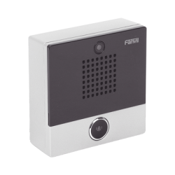 Video intercomunicador para interior con diseño elegante, PoE, cámara 1mpx, 1 botón, 1 relevador integrado de salida y entrada.