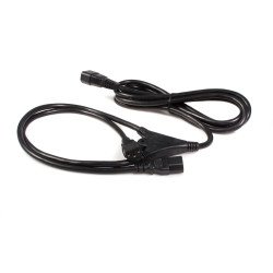 Cable de 3m de Extensión de Alimentación de Computadora, C14 a 2x C13, Extensor de Cable, IEC-320-C14 a IEC-320-C13, UL
