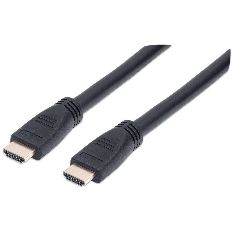 Cable HDMI Manhattan 2.0 m-m 10 mts de alta velocidad con Ethernet par Cable HDMI Manhattan 2.0 m-m 10 mts de alta velocidad con Ethernet par