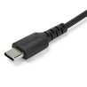 Cable de 1m de Carga USB A a USB C, de Carga Rápida USB 2.0 a USB Tipo C Revestimiento TPE de Fibra de Aramida M/M 3A Negro