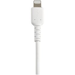 Cable Resistente USB-A a Lightning de 15 cm Blanco, Cable de Sincronización/Carga para iPhone/iPad, Certificado MFi de Apple