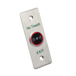 Botón de Salida sin Contacto, LED Indicador, Normalmente Abierto y Cerrado, Distancia Ajustable de Detección
