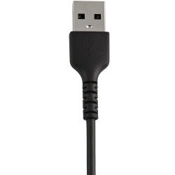 Cable Resistente USB-A a Lightning de 30 cm Negro, Cable de Sincronización/Carga para iPhone/iPad, Certificado MFi de Apple