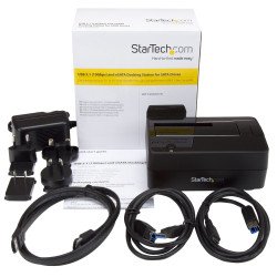 Docking Station USB 3.1 (10Gbps) / eSATA a SATA III de 1 Bahía para Discos Duros y SSDs 2.5/3.5" con Bahía de Carga Superior, Co