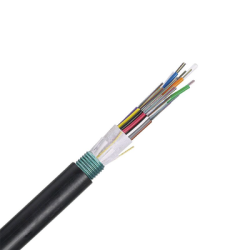 Cable de Fibra Óptica 12 hilos, OSP (Planta Externa), Armada, MDPE (Polietileno de Media densidad), Multimodo OM3 50/125 Optimiz