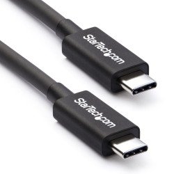 Cable Thunderbolt 3 Pasivo 50cm, 40Gbps, PD 100W, 5K, Certificado, Compatible USB4 / Modo Alt DP, Thunderbolt 4, USB-C, Extremo