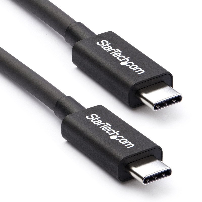 Cable Thunderbolt 3 Pasivo 50cm, 40Gbps, PD 100W, 5K, Certificado, Compatible USB4 / Modo Alt DP, Thunderbolt 4, USB-C, Extremo