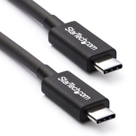 Cable Thunderbolt 3 Pasivo 50cm, 40Gbps, PD 100W, 5K, Certificado, Compatible USB4 / Modo Alt DP, Thunderbolt 4, USB-C, Extremo