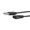 Cable de 1m USB-A a USB-C Acodado a la Derecha, Cable Adaptador USB A a USB Tipo C en Ángulo a la Derecha