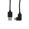 Cable de 1m USB-A a USB-C Acodado a la Derecha, Cable Adaptador USB A a USB Tipo C en Ángulo a la Derecha