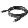 Cable de 1m USB-C a USB-C con capacidad para Entrega de Alimentación de 5A, USB TipoC, Cable de Carga USBC, USB 2.0, Extremo Sec