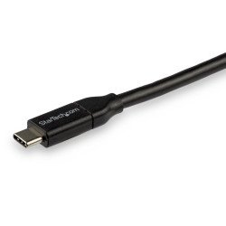 Cable de 3m USB-C a USB-C con capacidad para Entrega de Alimentación de 5A, USB TipoC, Cable de Carga USBC, USB 2.0, Extremo Sec