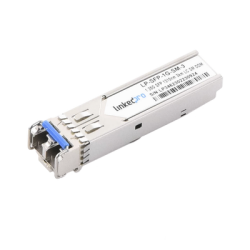 Transceptor SFP (mini-gbic) para fibra monomodo, 1.25 gbps de velocidad, conectores lc, dúplex, hasta 3 km de distancia.