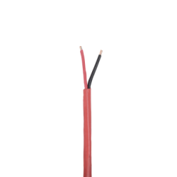 Bobina de 305 metros de alambre, 2 x 18 AWG, tipo fplr-cl3r, ft4, de color rojo, resistente a la intemperie para aplicaciones en