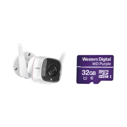 Kit de cámara IP Wi-fi, incluye 1 pieza modelo TAPOC310, 2 megapixel, audio doble vía, utiliza la app tapo, 1 memoria micro SD m