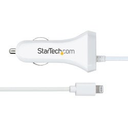 Cable en Espiral Lightning Cargador de Coche, Cable de 1m en Espiral