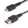 Cable de Carga de 1m con Seguridad, Cable Adaptador USB a Micro USB de Sólo Carga con Bloqueo de Datos para Teléfono/Tablet