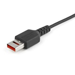 Cable de Carga de 1m con Seguridad, Cable Adaptador USB a Micro USB de Sólo Carga con Bloqueo de Datos para Teléfono/Tablet