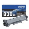 Tóner Brother TN830XL negro, rendimiento aproximado 3,000 páginas Tóner Brother TN830XL negro, rendimiento aproximado 3,000 páginas