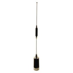 Antena móvil VHF/UHF, rango de frec. 150-158/450-470 MHz.