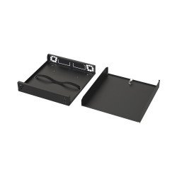 Gabinete metálico de seguridad para DVR, NVR. Tamaño máx. De DVR, NVR: 315 x 62 x 288 mm (an. X al. X prof.)