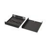 Gabinete metálico de seguridad para DVR, NVR. Tamaño máx. De DVR, NVR: 315 x 62 x 288 mm (an. X al. X prof.)