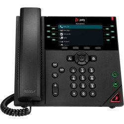Poly VVX 450 12-Line IP Phone and PoE-enabled