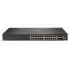 SWITCH 6200F - 24 PUERTOS [ 1 GbE - CLASE 4 ]/ 4 PUERTOS SFP+ [ 10 GbE ]/ PoE [ 370 W ]/ CAPA 3