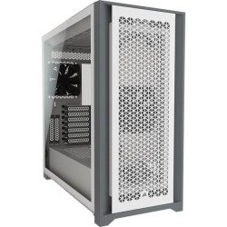 Gabinete Corsair airflow 5000d media torre blanco TG ATX