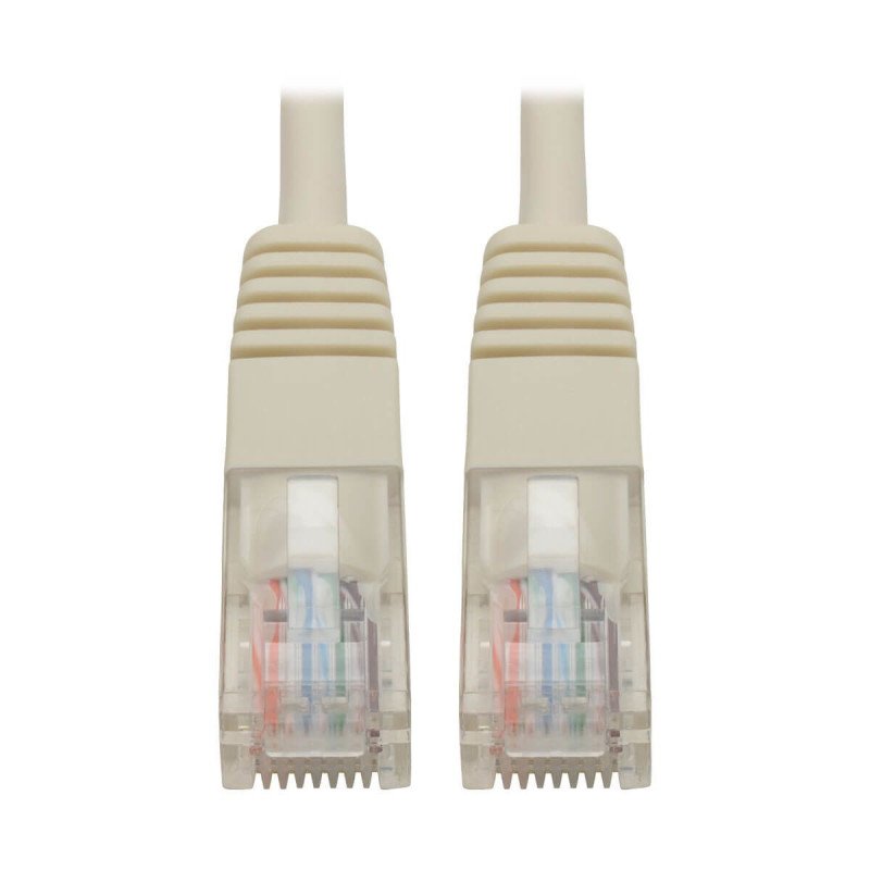 Cable Patch de Red Moldeado Snagless Cat5 Cat5e UTP RJ45 M/M Blanco de 0.91 m [3 pies] - Categoría 5 - 350 MHz/1 Gbps - 0.91 met
