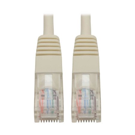 Cable Patch de Red Moldeado Snagless Cat5 Cat5e UTP RJ45 M/M Blanco de 0.91 m [3 pies] - Categoría 5 - 350 MHz/1 Gbps - 0.91 met