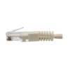 Cable Patch de Red Moldeado Snagless Cat5 Cat5e UTP RJ45 M/M Blanco de 0.91 m [3 pies] - Categoría 5 - 350 MHz/1 Gbps - 0.91 met
