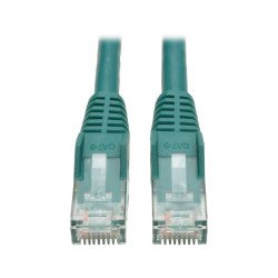 Cable Patch de Red Moldeado Snagless Cat6 Gigabit UTP RJ45 M/M Verde de 2.13 m [7 pies] - 1 x RJ-45 Macho - RJ-45 Macho - Cable