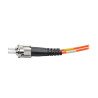 Cable Patch de Fibra Dúplex Multimodo 62.5µm / 125µm (LC/ST), 3 m [10 pies] - Los cables de empalme ST/LC de 3 metros (10 pies)