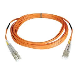 Cable Patch de Red de Fibra Dúplex Multimodo 62.5/125 LC/LC 20m - 2 x LC - 2 x LC - Cable de conexión - Naranja