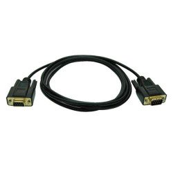 Cable de Módem Nulo Serial DB9 Serial (DB9 M/H), 2 m [6 pies] - Los cables y adaptadores de módem nulo conectan dos dispositivos