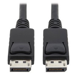 Cable DisplayPort con Conectores de Seguridad, 4K @ 60 Hz (M/M), Negro