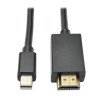 Cable Adaptador Mini DisplayPort a HDMI, Activo, M/M, 3.66 m [12 pies] - El cable P586-012-HDMI, Mini-DisplayPort a HDMI de Trip