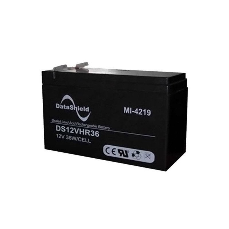 MI-4219 DataShield. Batería recargable sellada. 12 Volts, 9 aH.