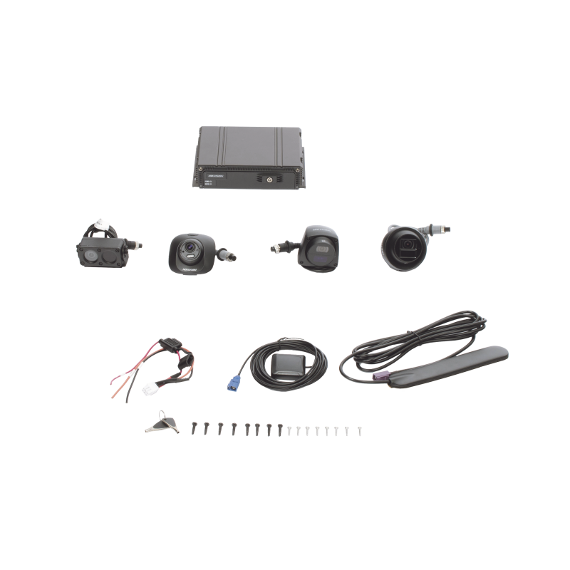Kit DVR Móvil 1080P, Incluye 4 Cámaras TURBOHD, Soporta 4G, GPS, Sopor