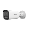 Cámara Bala IP 4 Megapíxel, Lente Motorizado 2.8 a 12 mm, Dual Light (50 mts IR + 50 mts Luz Blanca), ACUSENSE Lite, Micrófono I