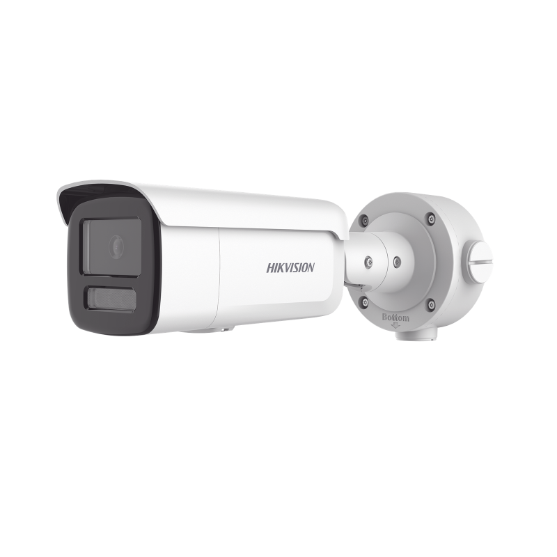 Cámara Bala IP 4 Megapixel, Lente 4 mm, Dual Light (60 mts IR + 60 mts Luz Blanca), Darkfighter S, Exterior IP67, WDR 130 dB, Ac