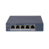 Switch Gigabit PoE+, Administrable, 4 Puertos 1000 Mbps PoE+, 1 Puerto 1000 Mbps Uplink, Configuración Nube Hik-PartnerPro, Modo