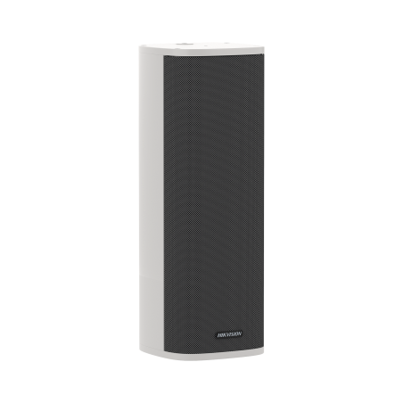 Altavoz IP tipo Columna, 60 Watts, Para integración con Hik-Central Professional, Reproducción de Audio vía Red, IP66