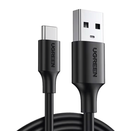 Cable USB-A a USB-C, 2 Metros, Carga y Sincronización de Datos, Carga Rápida 60W, Datos 5 Gbps, QC 3.0/2.0, FPC, AFC, Protección