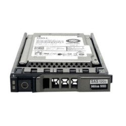 Dell 960GB SSD SAS ISE RI 12Gbps 512e 2.5in Hot-Plug 1 DWPD CUS Kit