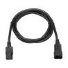 Cable de Alimentación para PDU, C13 a C14 - 13A, 250V, 16 AWG, 1.83 m [6 pies], Negro - Para Unidad de distribución eléctrica, U